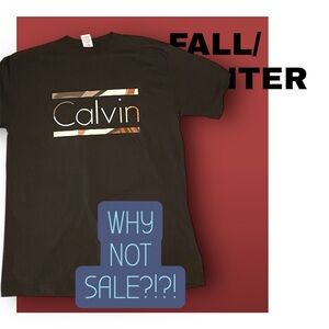 Calvin Klein Black Graphic Short Sleeve Tee